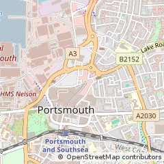 Map of Portsmouth, Hampshire
