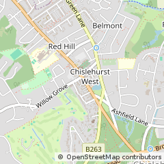 Map of Chislehurst