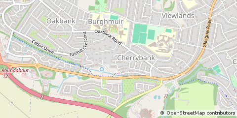 Map of Perth, Perth and Kinross