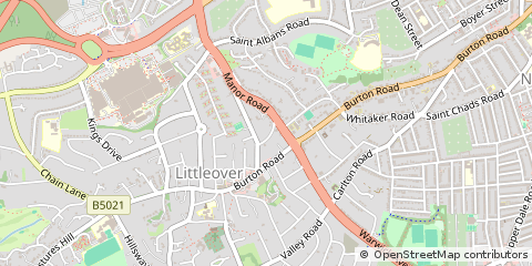 Map of Derby