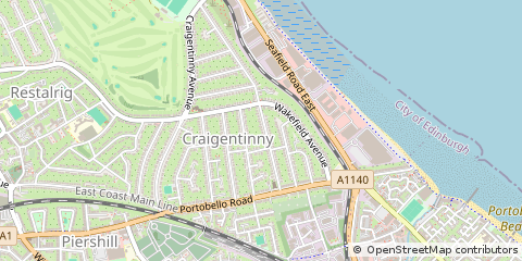 Map of Edinburgh