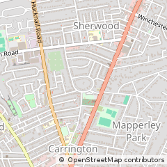 Map of Nottingham