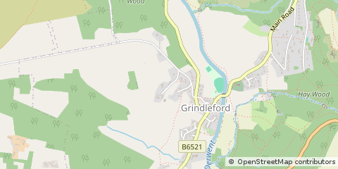 Map of Hope Valley, Derbyshire