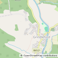 Map of Hope Valley, Derbyshire