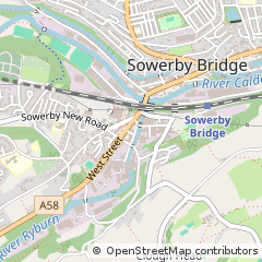 Map of Sowerby Bridge, West Yorkshire