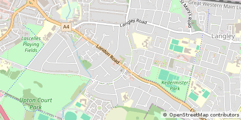 Map of Slough, Berkshire
