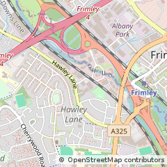 Map of Farnborough