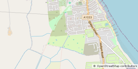 Map of Withernsea, East Yorkshire