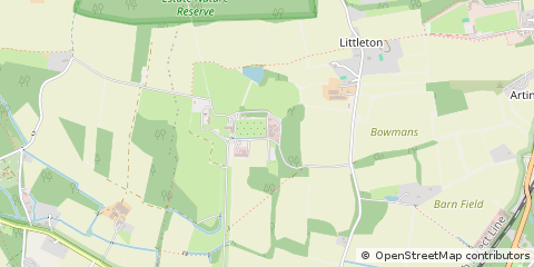 Map of Guildford, Surrey
