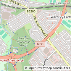 Map of Sheffield