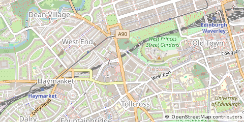 Map of Edinburgh
