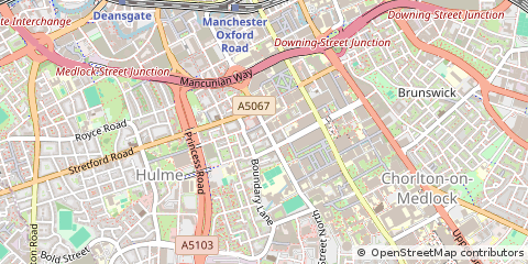 Map of Manchester