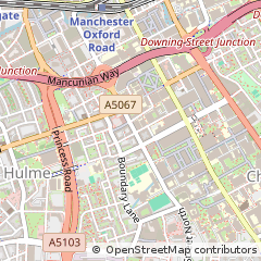 Map of Manchester