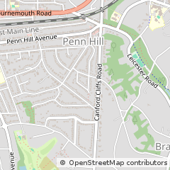 Map of Poole, Dorset