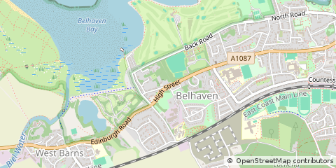 Map of East Lothian