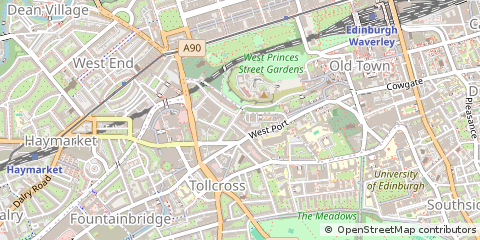 Map of Edinburgh
