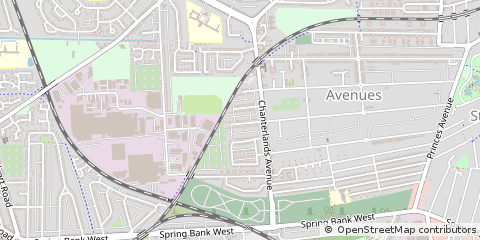 Map of Hull, East Riding of Yorkshire