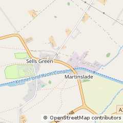 Map of Melksham, Wiltshire