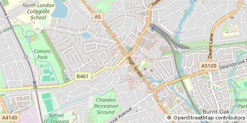 Map of Edgware
