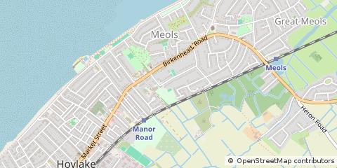 Map of Wirral