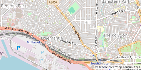 Map of Southampton
