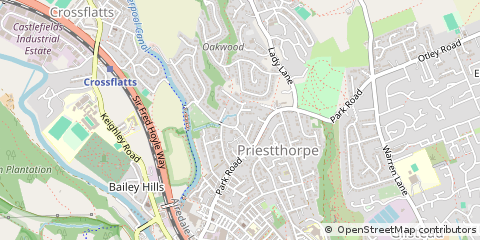 Map of Bingley