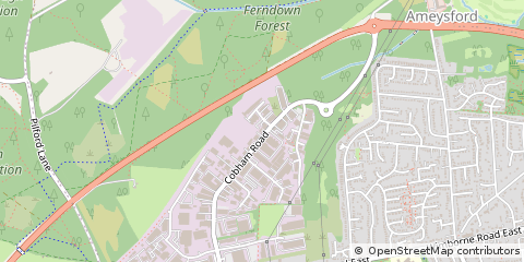 Map of Wimborne, Dorset