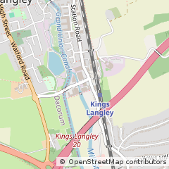Map of Kings Langley