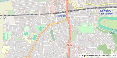 Map of Newbury