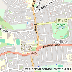 Map of Grimsby, North East Lincolnshire