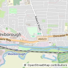 Map of Mexborough, South Yorkshire