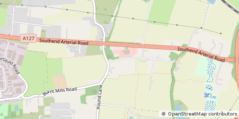 Map of Wickford, Essex