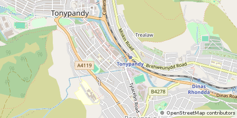 Map of Tonypandy