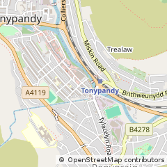 Map of Tonypandy