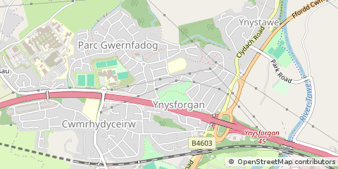 Map of Swansea