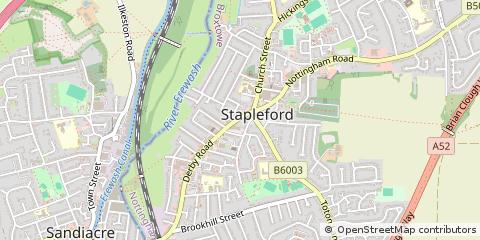 Map of Nottingham