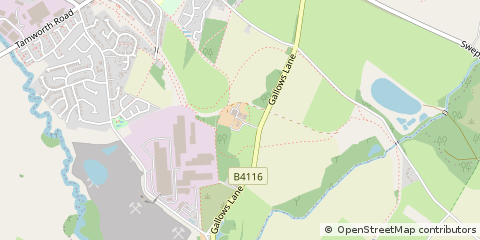 Map of Swadlincote
