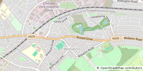 Map of Nottingham