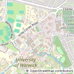 Map of Coventry, West Midlands