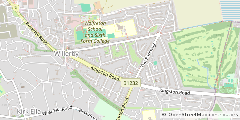 Map of Hull