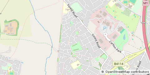 Map of Leicester