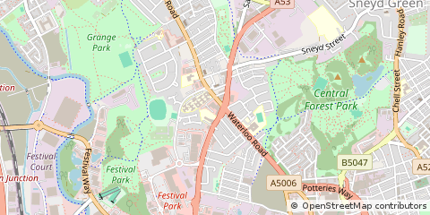 Map of Staffordshire