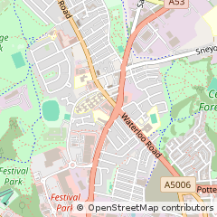 Map of Staffordshire