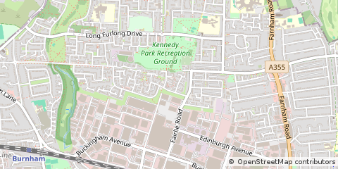 Map of Slough, Berkshire