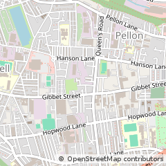 Map of Halifax, West Yorkshire