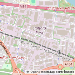 Map of Telford, Shropshire