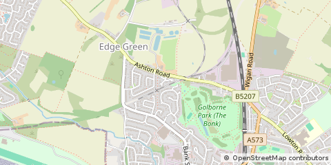 Map of Warrington
