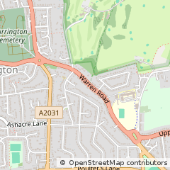 Map of Worthing, West Sussex