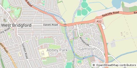 Map of Nottingham