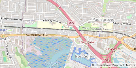 Map of Portsmouth, Hampshire